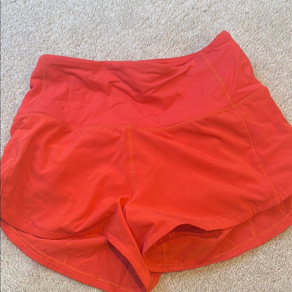 Lululemon Women's Red Athletic Shorts